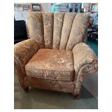 Floral Chair and matching Hassock