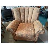 Floral Chair and matching Hassock