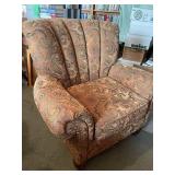 Floral Chair and matching Hassock