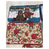Winter Themed Throw Rugs