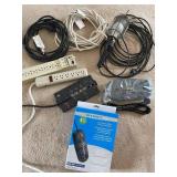 Extension cords, Power Strips & Shop Light