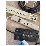 Extension cords, Power Strips & Shop Light