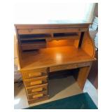 Lighted Roll Top Desk
