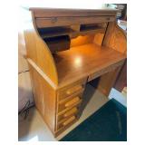 Lighted Roll Top Desk