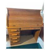Lighted Roll Top Desk