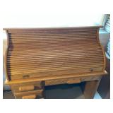 Lighted Roll Top Desk