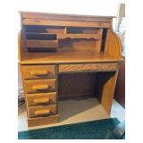 Lighted Roll Top Desk