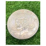 1922 Peace Dollar Skull Coin (Unique Novelty Coin)
