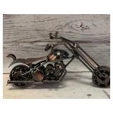 Handmade Motorcycle 6 1/2 Inches Long