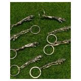 Jaguar Logo Keychain Lot of 8 (These sell For 13.99 Each on Ebay)