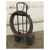 Milwaukee 1000# Dolly With Sewer Snake Cables