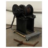 Antique 5-Ton Hand-Crank Winch