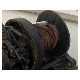 Antique 5-Ton Hand-Crank Winch