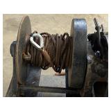 Antique 5-Ton Hand-Crank Winch