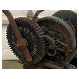 Antique 5-Ton Hand-Crank Winch
