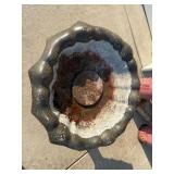 Concrete Two-Piece Bird Bath