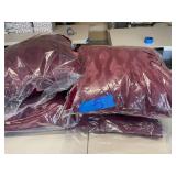 Four Brand New Burgundy Color Throw Pillows