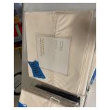 Hudson Park 500 Thread Count, 100 Percent Pima Cotton Iron Free Twin and Twin XL Flat And Fitted Sheet