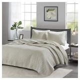 Madison Park Keaton 3-Piece King/Cal King Quilted Coverlet Set