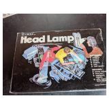 Vintage Head Lamp and Many Light Bulbs