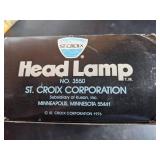 Vintage Head Lamp and Many Light Bulbs