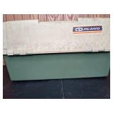 Vintage Plano Tackle Box with Assortment of Fishing Tackle