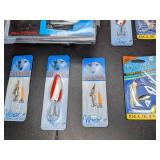 Lot of (11) New Fishing Lures and (1) New Daiwa Long Cast Reel