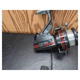 Lot of (4) Vintage Fishing Reels and Storage Case