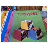 Large Assortment of How to Play Piano and Sheet Music