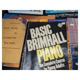 Large Assortment of How to Play Piano and Sheet Music