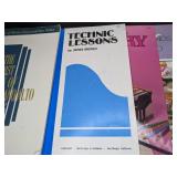 Large Assortment of How to Play Piano and Sheet Music