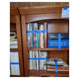 Set of (2) Tall Wooden Bookshelves
