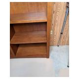 Set of (2) Tall Wooden Bookshelves