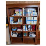 Set of (2) Tall Wooden Bookshelves