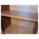 Set of (2) Tall Wooden Bookshelves