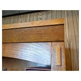 Set of (2) Tall Wooden Bookshelves