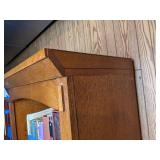 Set of (2) Tall Wooden Bookshelves