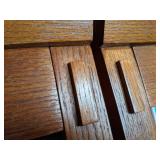 Set of (2) Tall Wooden Bookshelves