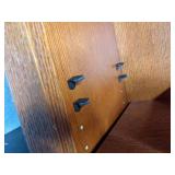 Set of (2) Tall Wooden Bookshelves