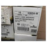 Lot of Electrical Supplies from Leviton: Hospital and Residential Grade