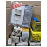 Assortment of Leviton Electrical Supplies and Hardware