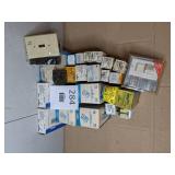 Assortment of Leviton Electrical Supplies and Hardware