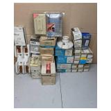 A Lot of Electrical Lighting Supplies: Leviton and Medalist