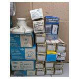 A Lot of Electrical Lighting Supplies: Leviton and Medalist