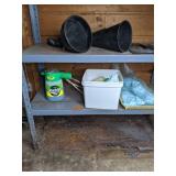 Tall Metal 5-Shelf Adjustable Garage Shelf and All Contents