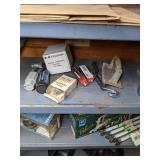 Tall Metal 5-Shelf Adjustable Garage Shelf and All Contents