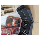 Assortment of New Tools and Tool Belt: Leviton, Menards, MaxCraft, etc.