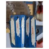 Assortment of Tools: Chisel Set, Hand Saw, Drill Bit, Etc.