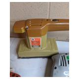 Lot of (3) Vintage Power Tools: Finishing Sander, Drill, Staple Gun