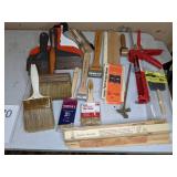 Assortment of Painting and Caulking Supplies
